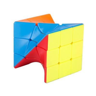 Twisted Cube Vivid Color Cube Toy Brain Teasers Intellectual Logical Thinking Adjustable Tightness Degree for Kids Children amazing