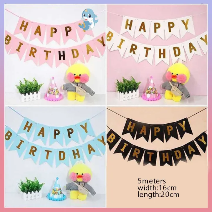 Big size Happy Birthday Banner letter Party Supplies Birthday