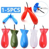 1-5PC Memancing Ikan Mas Pengumpan 3 Ukuran Memancing Pengumpan Spod Bom Bahan PP Memancing Ikan Mas Umpan Pengumpan Tembakan Panjang Tackle Aksesoris Aksesoris