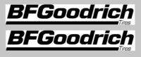 【cw】 For (2Pcs) BFGoodrich Tires BFG Decals Stickers