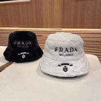 2021Luxury Brand Bucket Hat Fashion Solid Color Winter Thick Warm Plush Women Bucket Hats Wool Fleece Ladies Panama Cap Sun Caps