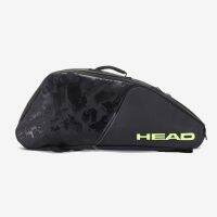 Head กระเป๋าเทนนิส Extreme Nite 6R Combi Tennis Bag | Black/Neon Yellow ( 284131 )