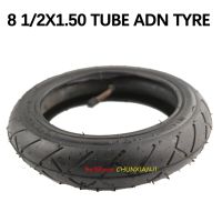 High quality 8 inch tire with inner tubeBent valve 8 1/2x1.50 tyre pneumatic rubber tires inner tube fits Electric tricycle