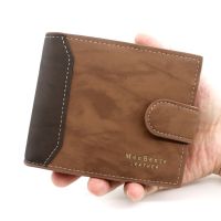 Mens Wallet Black/brown/coffee Business Card Holder Case Male Short Purse PU Leather Money Bag for Men 2022 Credit Card Wallet
