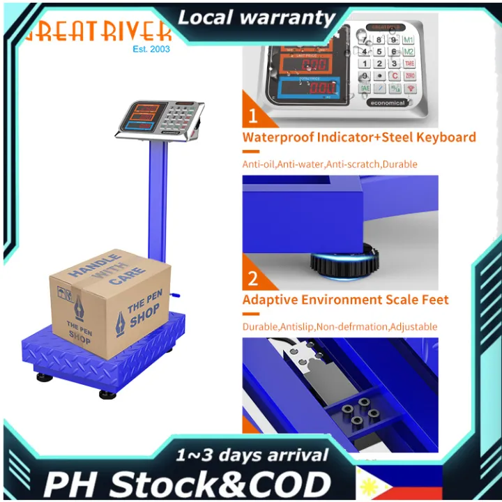 （In stock）English Version 200KG/300KG High Accuracy Industrial Digital