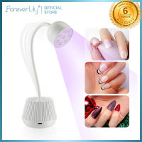 foreverlily ใหม่ MINI เล็บ LED โคมไฟ 360 ° ได้อย่างอิสระปรับหลอดเครื่องเป่าเล็บชาร์จเล็บโคมไฟแห้งเร็ว Curing เล็บเครื่องมือ[GD]