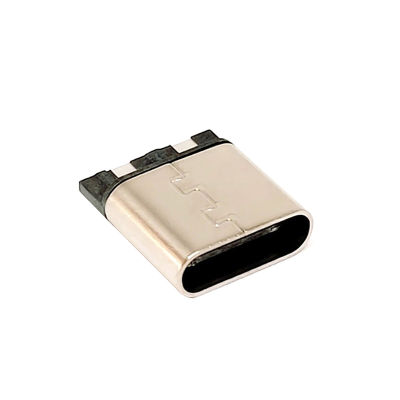 ruyifang 5pcs Type-C 3.1 USB JACK Type-C 2Pin เชื่อมต่อสายเชื่อมต่อหญิงตรงสำหรับโทรศัพท์มือถือ CHARGING Port CHARGING SOCKET Interface