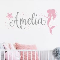 [COD] with Name Wall Stickers Room Decals amp; Starfish Personalized Names LC1207