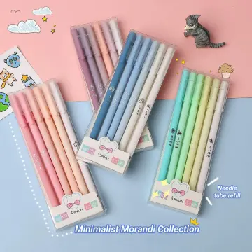 Morandi Journal Planner Pens Colorful 0.5mm Markers Fine Tip Drawing  Assorted