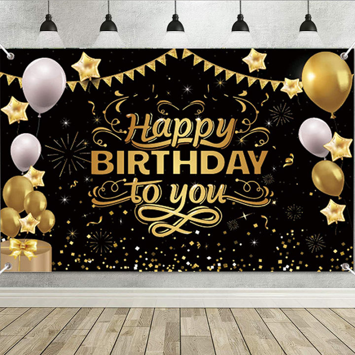 sawuBirthday party decoration, background banner birthday, anniversary ...
