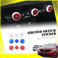 สำหรับ2020-2022 Honda City Gnhatchback Aircond Switch Knonb สติกเกอร์อลูมิเนียม Protector