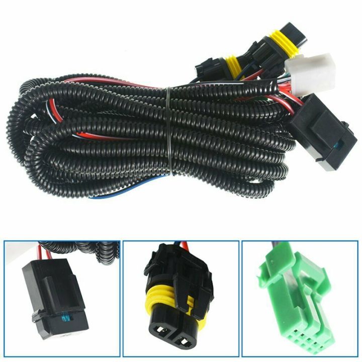 for-2019-2020-honda-civic-coupe-sedan-front-bumper-fog-light-lamp-cover-with-harness-switch-set