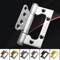 2pc Stainless Steel Hinge Non-standard 4 Inch Door and Window Bearing Hinge Household Multi-color Electroplated Mute Hinge Hinge