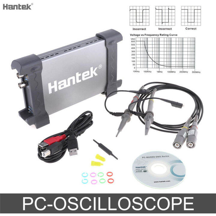 Hantek 6022BE Laptop PC USB Digital Storage Virtual Oscilloscope 2 ...