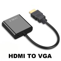 ❉✐ HD 1080P HDMI-compatible To VGA Converter Cable With Audio Power Supply HDMI Male To VGA Female Adapter for Tablet laptop PC TV