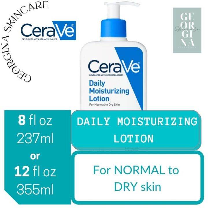 CeraVe Daily Moisturizing Lotion for Normal to Dry Skin, 8 fl oz (237ml ...