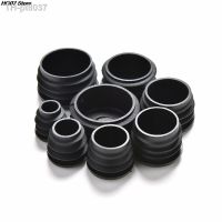 ✹☃♀  10Pcs Black Plastic Furniture Leg Plug Blanking End Caps Insert Plugs Bung For Round Pipe Tube 8 Sizes 16-35mm