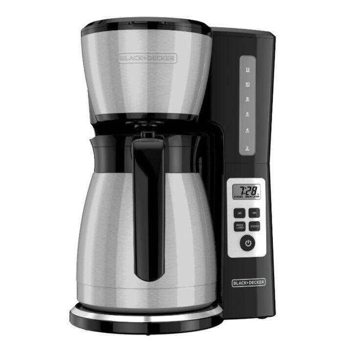 black drip coffee maker