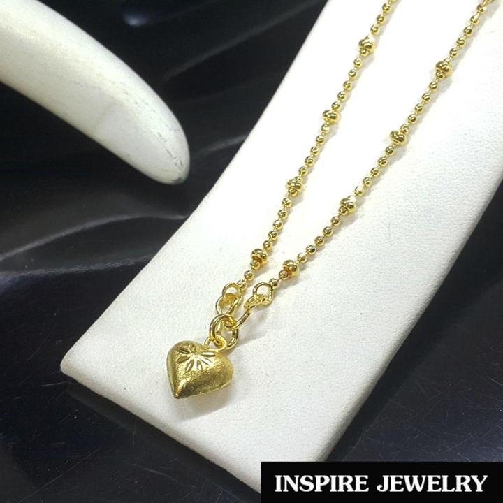 inspire-jewelry-จี้รูปหัวใจพร้อมสร้อยคอ-เลือกตามแบบที่ต้องการ-มีความยาว-ๅ16-นิ้ว-or-18นิ้ว-ให้เลือก