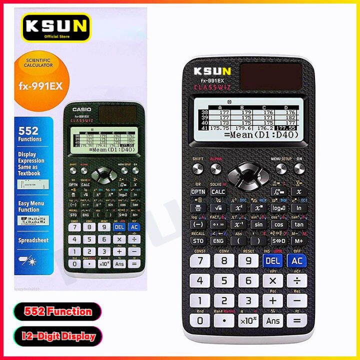 KSUN FX991EX Series Casio Calculator Student Function Scientific