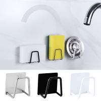 ฟองน้ำห้องครัว Self Adhesive Sink ฟองน้ำท่อระบายน้ำ Drying Rack 304สแตนเลสห้องเก็บของอุปกรณ์อ่างล้าง