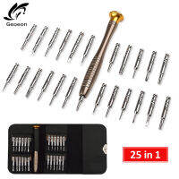 ชุดเครื่องมือเปิดซ่อม25ชุดไขควงอิเล็กทรอนิกส์ D11 Geoeon 1 Torx Multitul ไขควงติดมือ