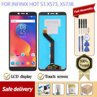 Encounteryou หน้าจอ LCD และ Digitizer Full Assembly สำหรับ Infinix Hot S3 X573, X573B