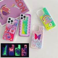 {Taoyitao เคส} ทรายเรืองแสงเคสของเหลวน้ำแวววาวสำหรับ Huawei Honor 9 9S Mate 30 40 Nova 3 3i 4 5 5i 6 7 7i SE Pro P Smart Plus ฝาครอบแบบนิ่ม