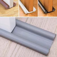 Waterproof Seal Strip Draught Excluder Stopper Door Bottom Guard Double 92/93/95/96*10cm Silicone Rubber Dustproof Soundproof Decorative Door Stops