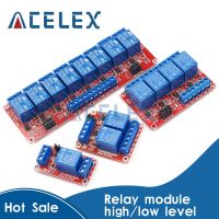 1 2 4 8 Channel 5V 12V Relay Module Board Shield with Optocoupler Support High and Low Level Trigger for Arduino