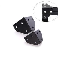 4pcs 3030 M6 4040 M8 Right-angle Outer Connecting Plate  Black Cast aluminum Joining Plate  Industrial Aluminum Profile CNC 3D Hand Tool Parts Accesso