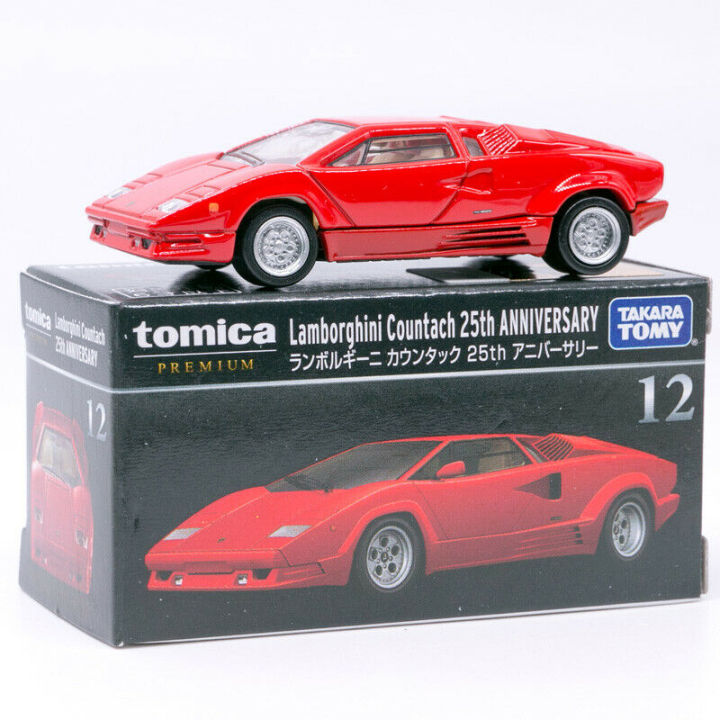 Mô hình xe Tomica Premium #12 Lamborghini Countach 25th Anniversary Red  Diecast Car Model 