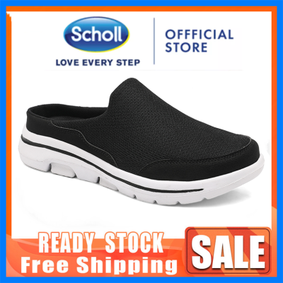 Scholl รองเท้าสนีกเกอร์ Scholl สำหรับผู้หญิงรองเท้าไม่มีส้นรองเท้าแตะครึ่ง Scholl รองเท้าแตะรองเท้าแตะโบฮีเมียแบนฤดูร้อน Scholl ผ้าแคนวาสลำลองสำหรับผู้หญิงรองเท้าสำหรับเดินและออกกำลังกายแฟชั่น Scholl รองเท้าแตะเกาหลี-AS2030