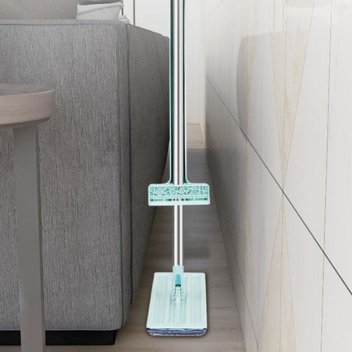 ไม้ถู-ไม้ถูพื้น-flat-mop-ไม้ม๊อบถูพื้น-ไม้ถูพื้นรีดน้ำ-lazy-mop-ม๊อบดันฝุ่น-ไม้ถูพื้นแบบรีดน้ำในตัว-หมุนได้360-ไม้ถูพื้นพร้อมที่รีดในตัว