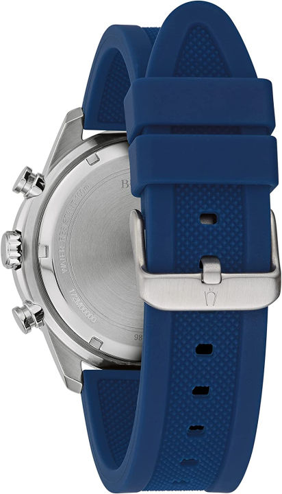 bulova-mens-sport-chronograph-silicone-strap-watch-blue-strap-stainless-steel