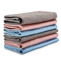 6Pcs Dish Cloths Kitchen Towels Set Thicken Water Absorption No Shed Hair Microfiber Cleaning Cloth for Washing Dishes