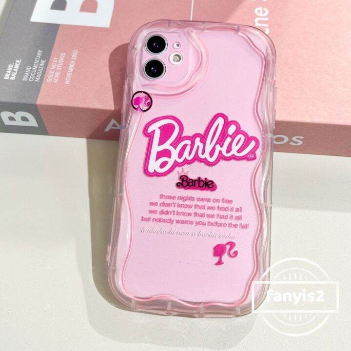 เคสโทรศัพท์มือถือ-แบบนิ่ม-ขอบโค้ง-ลายบาร์บี้-สําหรับ-iphone-14-13-12-x-xr-xs-8-7-6-6s-2020