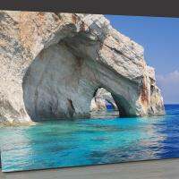 ศิลปะบนผนัง Zakynthos,ถ้ำสีฟ้าผ้าใบ,โปสเตอร์กรีซ,ไฟติดผนังห้องโถงห้องนอนการประดิษฐ์ตัวอักษรตกแต่งผนังกรอบ