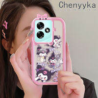 เคส Chenyyyka สำหรับ Infix 30 Pro ขายดี30i ร้อน20 Play 20i ร้อน9 Play การ์ตูนน่ารัก Kuromi ใหม่นุ่มกันกระแทกเคสมือถือโปร่งใสน่ารักสัตว์ประหลาดน้อยเลนส์กล้องถ่ายรูปเคสใสปลอกซิลิโคน