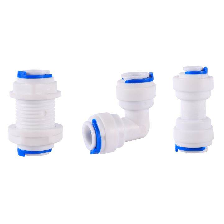 15ps 1/4" 3/8" Fittings Reverse Osmosis Quick Coupling Straight Elbow