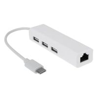 USB-C USB 3.1 Type C To USB RJ45 Ethernet Lan Adapter Hub Cable for PC