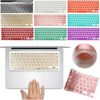 Laptop Keyboard Covers for Macbook Air 13 Inch A2337 M1 2020 /A1932 A2179 Touch ID Silicone Keyboard Cover Color Protecter Film
