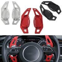 For Audi A5 S5 S3 S6 SQ5 RS3 RS6 RS7 Car styling Aluminum Car Steering Wheel Shift Paddle Shifter Gear Extention Red Black 2Pcs