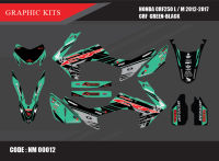 สติ๊กเกอร์วิบาก Honda CRF 250 L ทั้งคัน Graphic kit สติ๊กเกอร์เคลือบเงา สุดคุ้ม