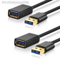 USB3.0 Extension Cable For Smart TV PS 4 Extender Cord Wire Data Sync Network Card Connector USB 3.0 2.0 Fast Transfer Cables