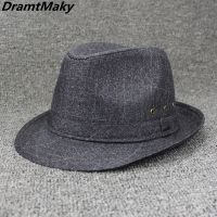 Males Retro Fedoras Bowler Hats Top Jazz Hat For Men Women Vintage Hat  Autumn Spring Cap Cotton Imitation Woolen Round Caps