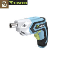 Youpin Tonfon Wireless Electric Cordless Drill Impact Gill Power Screwdriver With Bits 1500mAh Rechargeable Battery