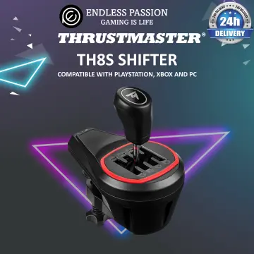 THRUSTMASTER TH8S Shifter Add-On, 8-Gear Shifter for Racing Wheel  (Compatible with PlayStation, Xbox and PC)