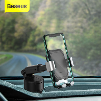 Baseus Gravity Car Phone Holder Mobile Phone Bracket Car Phone Mount Stand Adjustable Auto Support for iPhone 12 For Samsung