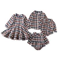 【CC】 Girlymax Sibling Baby Boys Shirt Top Romper Woven Kids Clothing